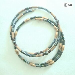 Two Big Wrist Copper Bracelets Hand Made By ALI